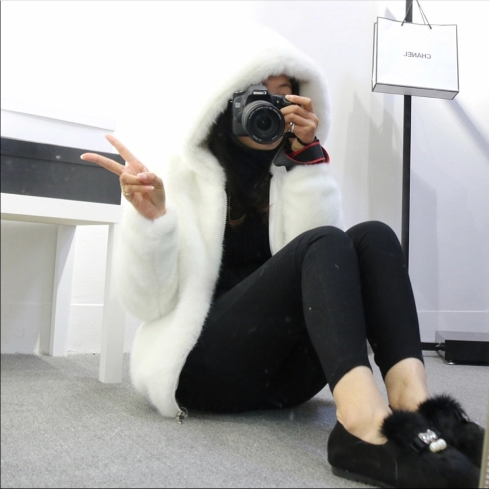 FAUX MINK JACKET